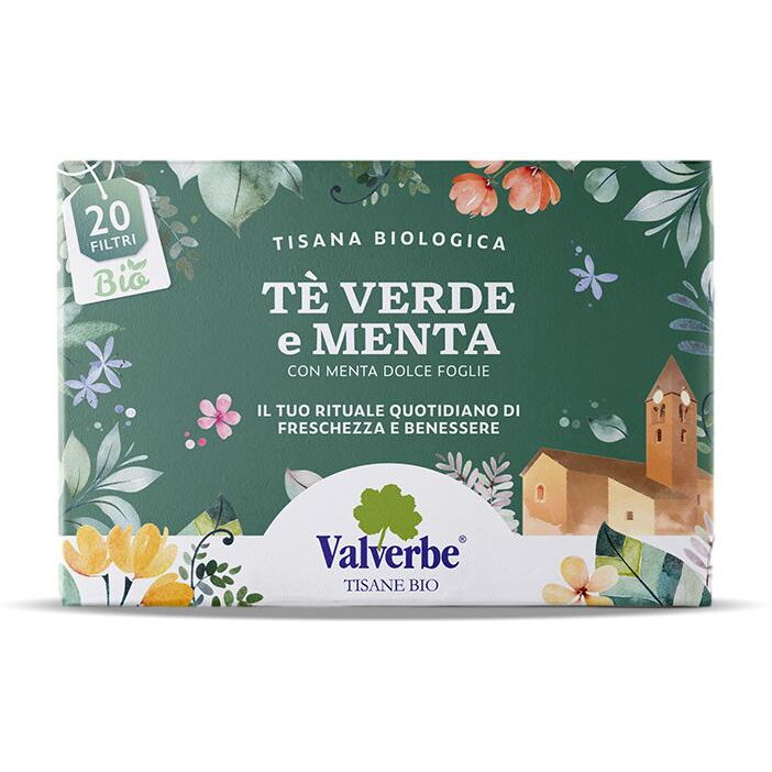 Oferte la Ceai Verde cu Menta Dulce Ecologic/Bio 20dz