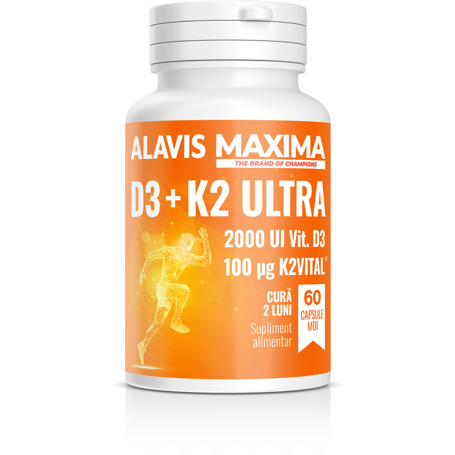 Oferte la Vitamina D3+K2 Ultra 60cps moi