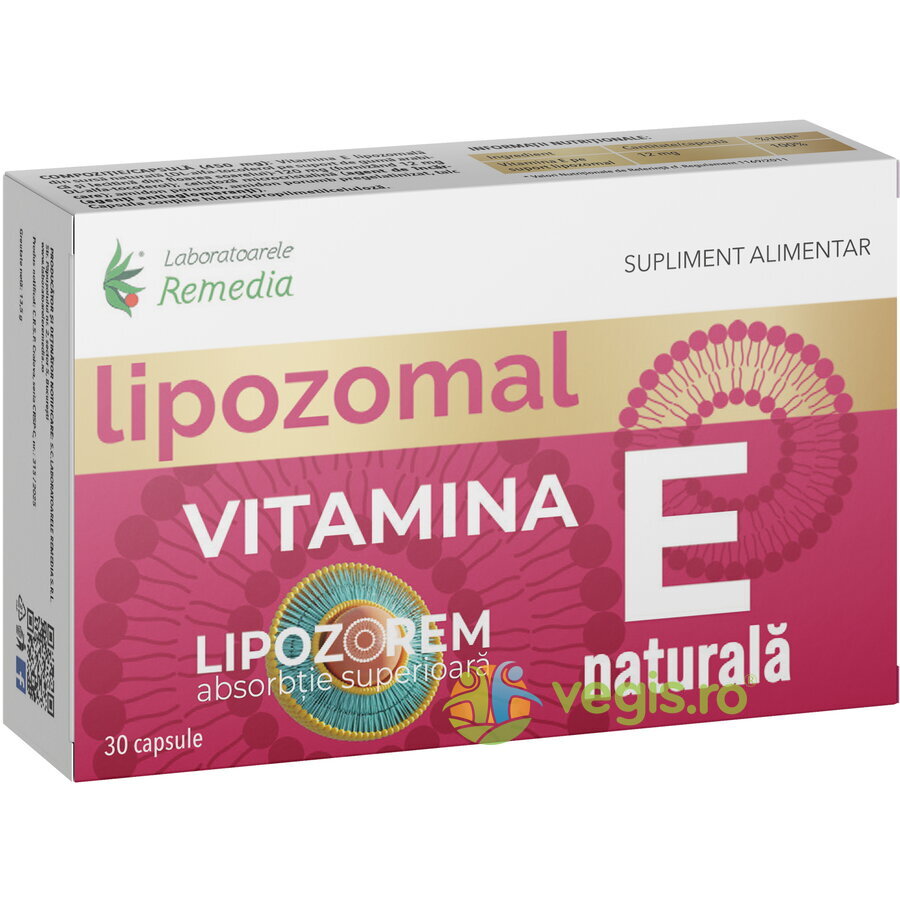 Oferte la Vitamina E Lipozomala 12mg 30cps