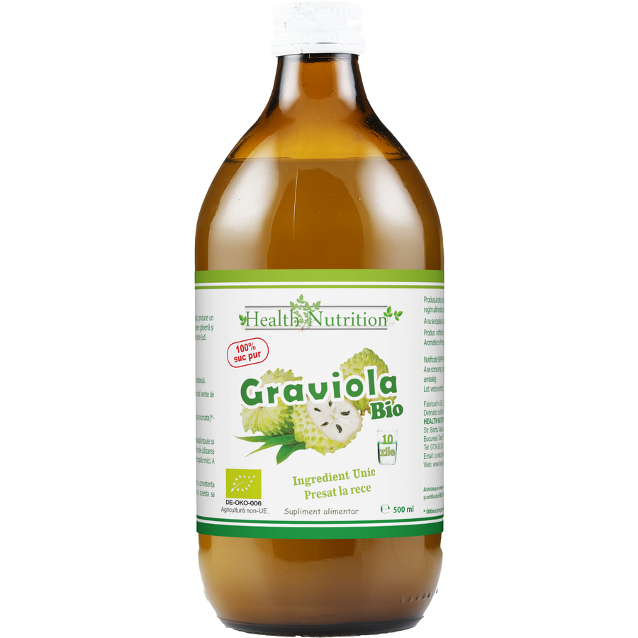 Oferte la Graviola Suc 100% Pur Ecologic/Bio 500ml