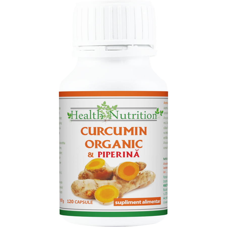 Oferte la Curcumin Organic + Piperina 120cps