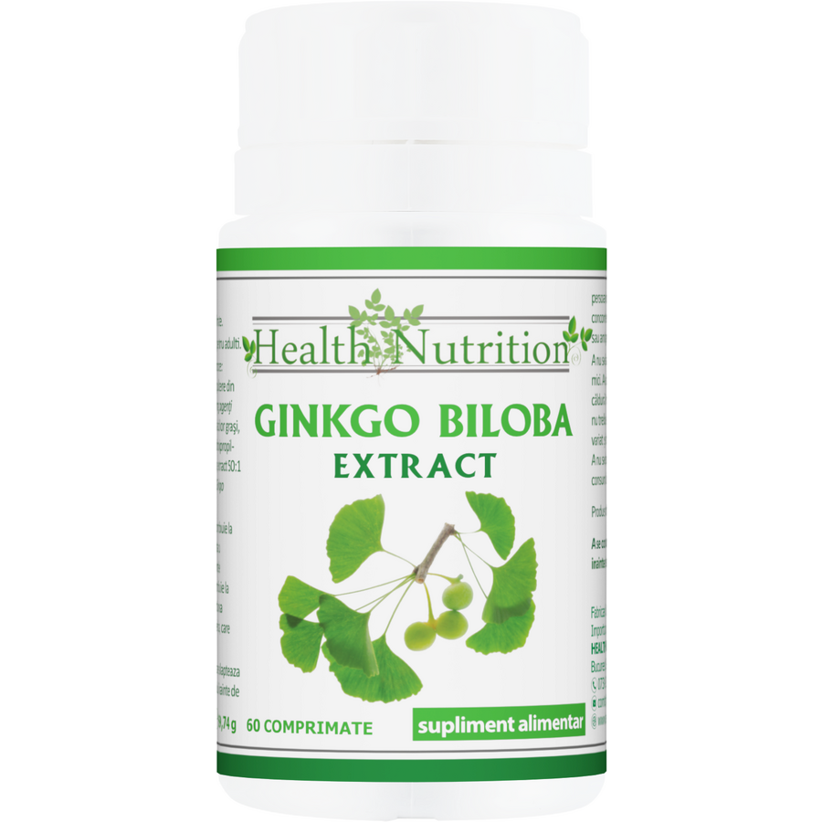 Oferte la Ginkgo Biloba Extract 60cpr