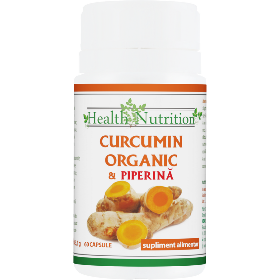 Oferte la Curcumin Organic + Piperina 60cps