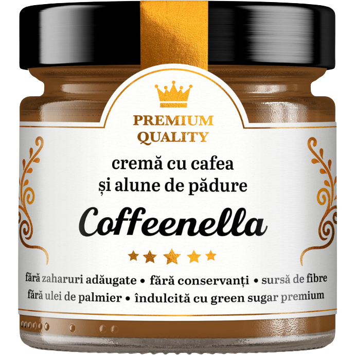 Oferte la Coffeenella Crema cu Cafea, Alune de Padure si Frisca Secretele Ramonei 250g