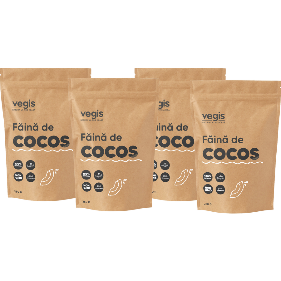 Oferte la Pachet Faina de Cocos 1kg (4 x 250g)