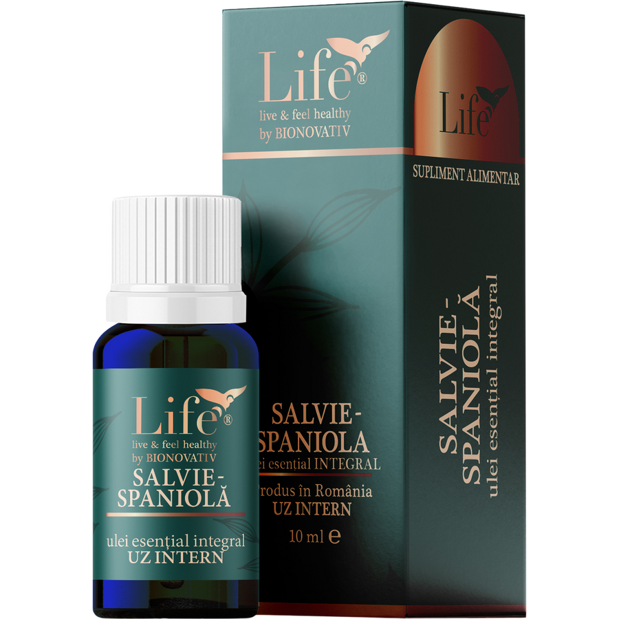 Oferte la Ulei Esential Integral de Salvie Spaniola pentru Uz Intern 10ml
