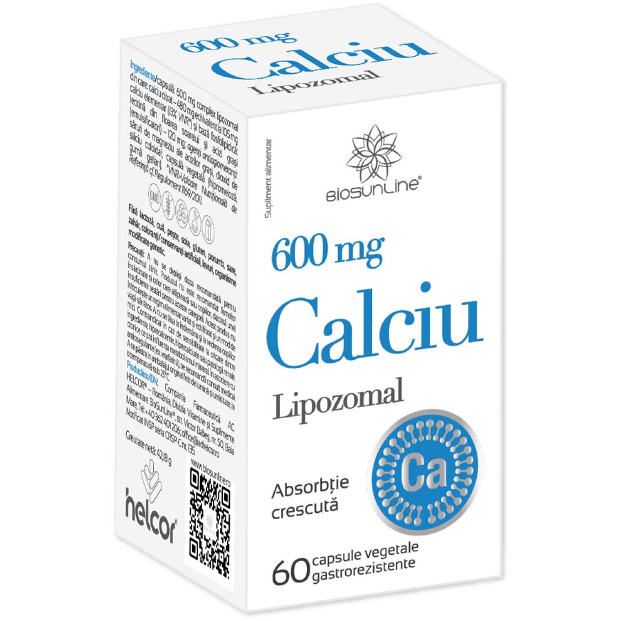 Oferte la Calciu Lipozomal 60cps