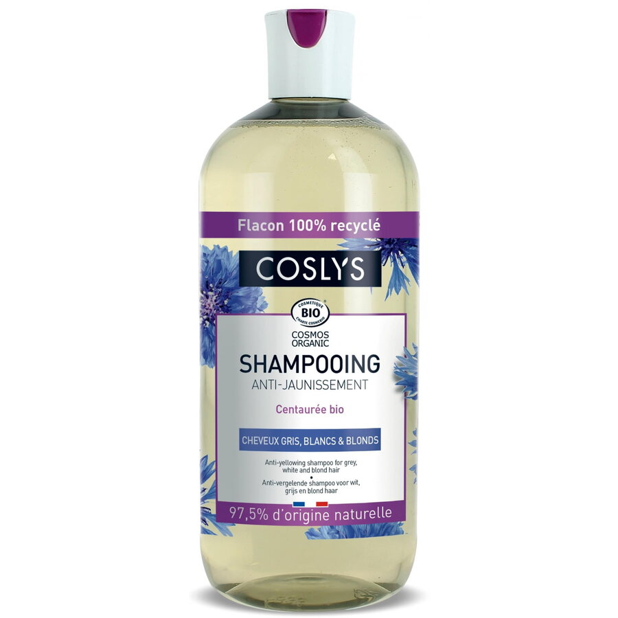 Oferte la Sampon Bio Anti Ingalbenire pentru Par Alb, Gri sau Blond cu Extract de Albastrele 500ml