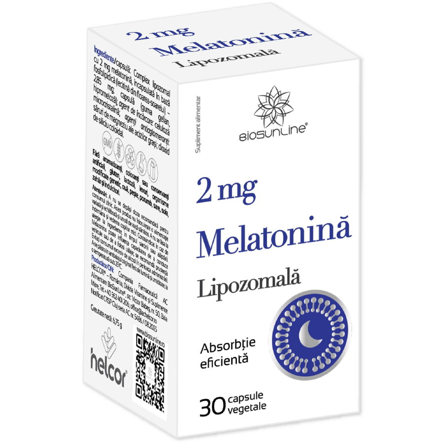 Oferte la Melatonina Lipozomala 30cps