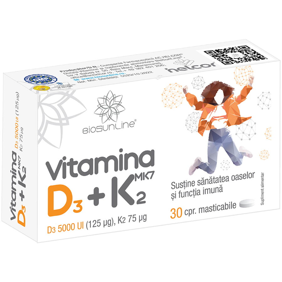 Oferte la Vitamina D3+K2 30cpr
