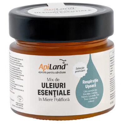 Oferte la Mix de Uleiuri Esentiale in Miere Poliflora - Respiratie Usoara 250g
