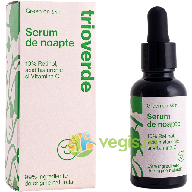 Oferte la Ser de Noapte cu 10% Retinol, Acid Hialuronic si Vitamina C Lipozomala 30ml