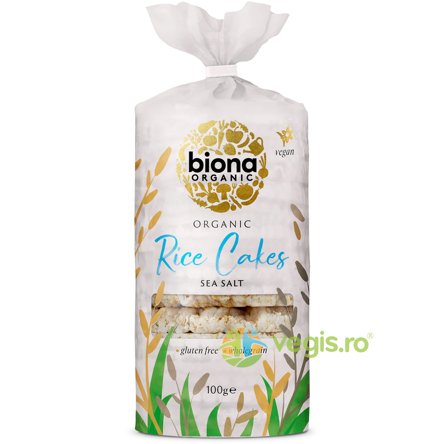 Oferte la Rondele de Orez Integral Expandat cu Sare Ecologice/Bio 100g