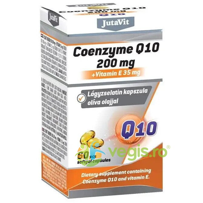 Oferte la Coenzima Q10 200mg + Vitamina E 35mg 60cps moi