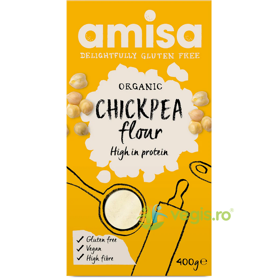 Oferte la Faina de Naut fara Gluten Ecologica/Bio 400g