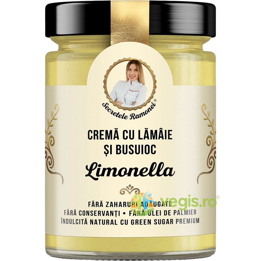 Oferte la Crema cu Lamaie si Busuioc fara Zahar Adaugat Limonella Secretele Ramonei 350g