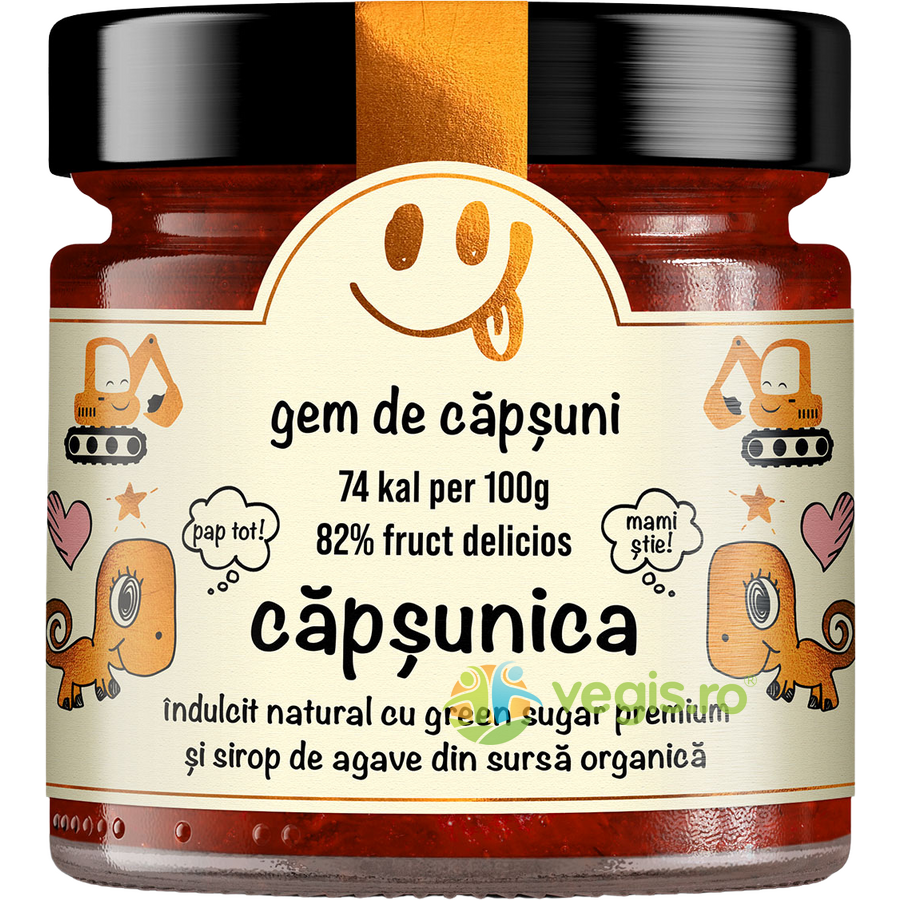 Oferte la Gem de Capsuni fara Zahar Adaugat Secretele Evei 250g