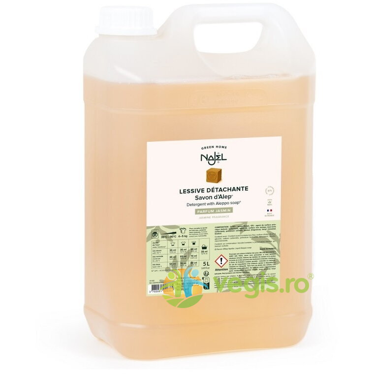 Oferte la Detergent Lichid pentru Rufe cu Sapun de Alep si Iasomie 5L