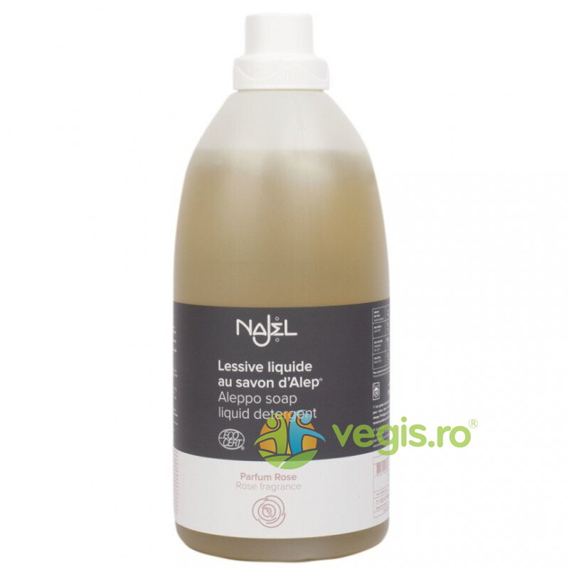 Oferte la Detergent Lichid pentru Rufe cu Sapun de Alep si Trandafir 2L