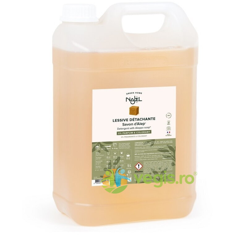 Oferte la Detergent pentru Rufe cu Sapun de Alep, fara Parfum, Eco 5L
