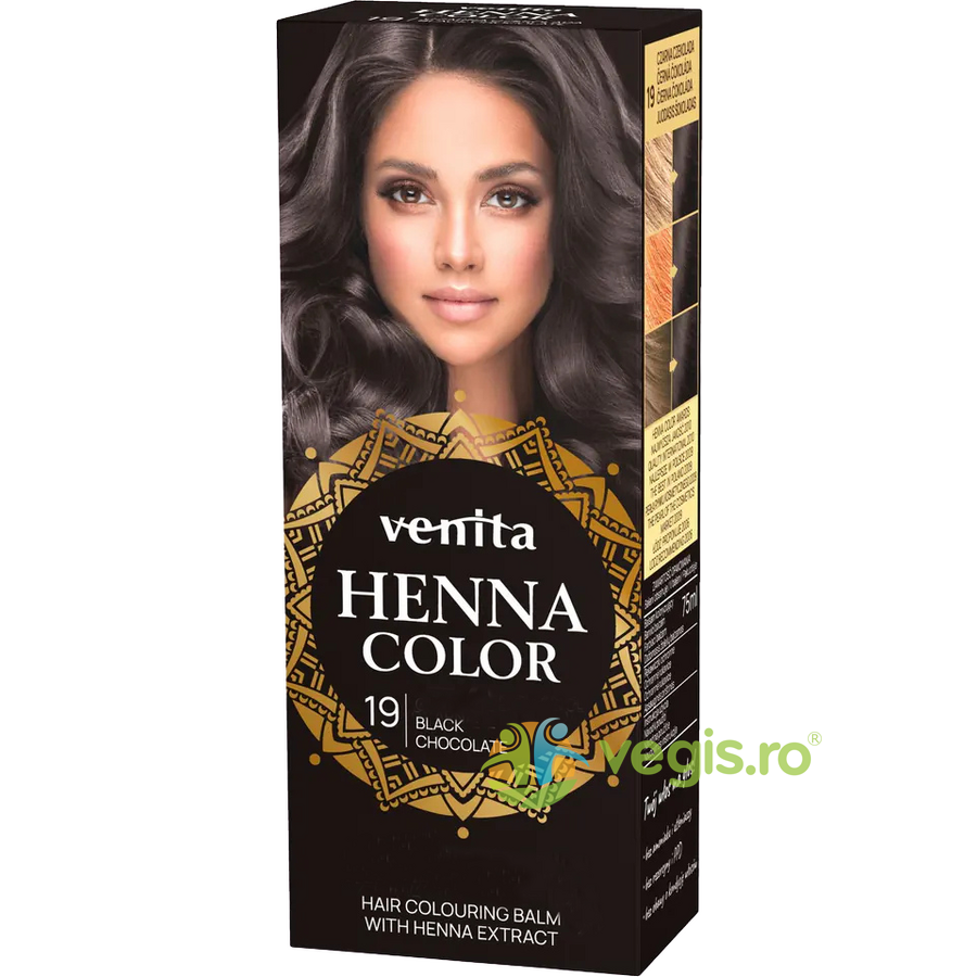 Oferte la Balsam Colorant pentru Par Henna Sonia Nr.19 Ciocolata Neagra 75g