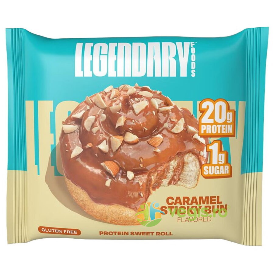 Oferte la Rulou Proteic cu Aroma de Caramel Sticky Bun 65g