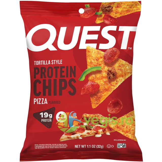 Oferte la Chips-uri Proteice cu Aroma de Pizza 32g