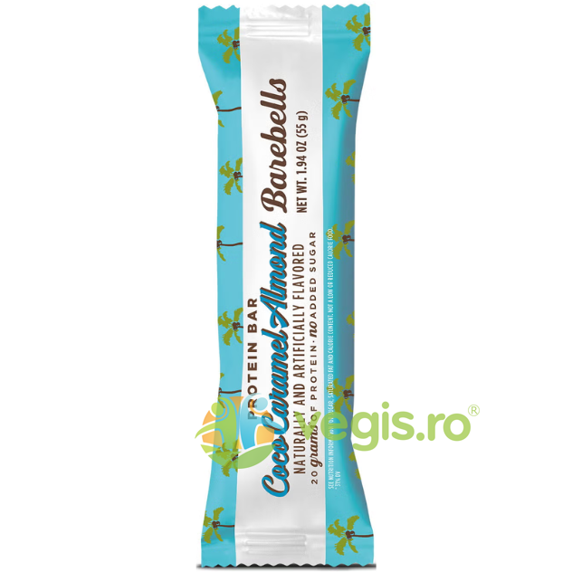 Oferte la Baton Proteic cu Aroma de Unt de Cocos, Caramel si Migdale 55g