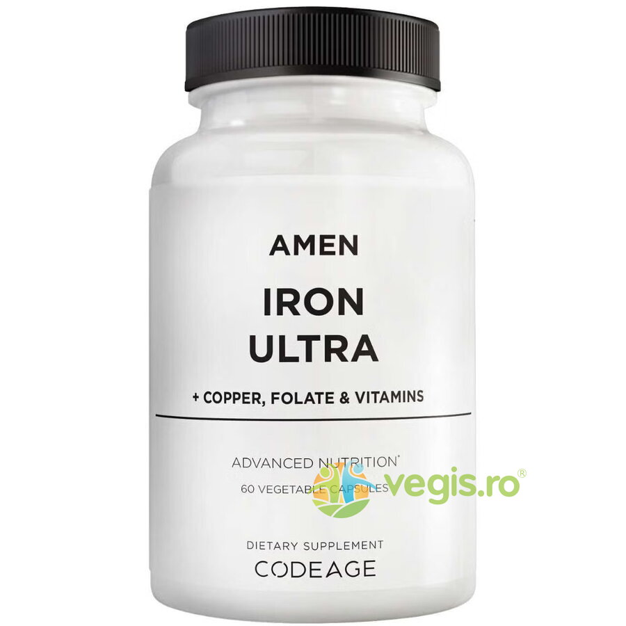 Oferte la Formula cu Fier si Vitamine Amen Iron Ultra 60cps