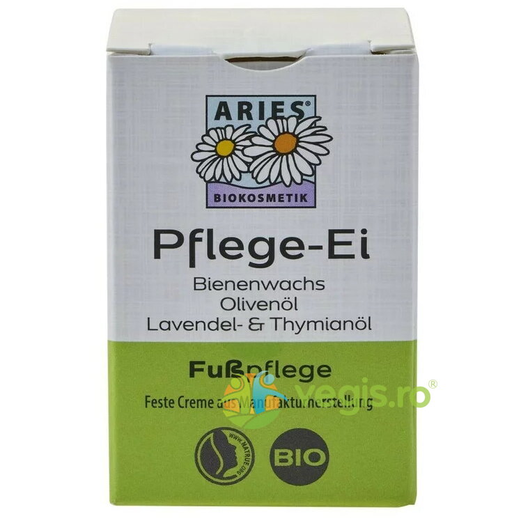 Oferte la Crema Solida Bio pentru Picioare cu Ulei de Masline, Ceara de Albine, Ulei de Lavanda si Cimbru 50g
