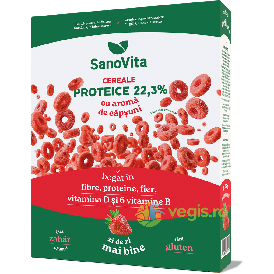 Oferte la Cereale Proteice cu Capsuni 250g