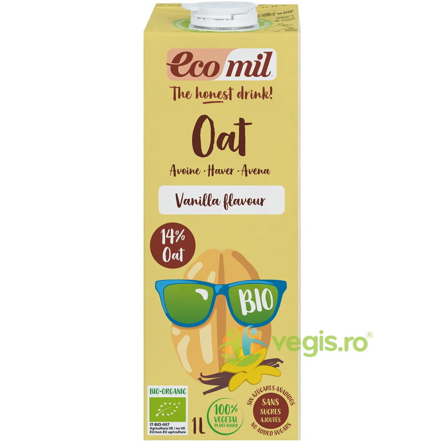Oferte la Bautura de Ovaz cu Aroma de Vanilie fara Zahar Adaugat Ecologica/Bio 1L