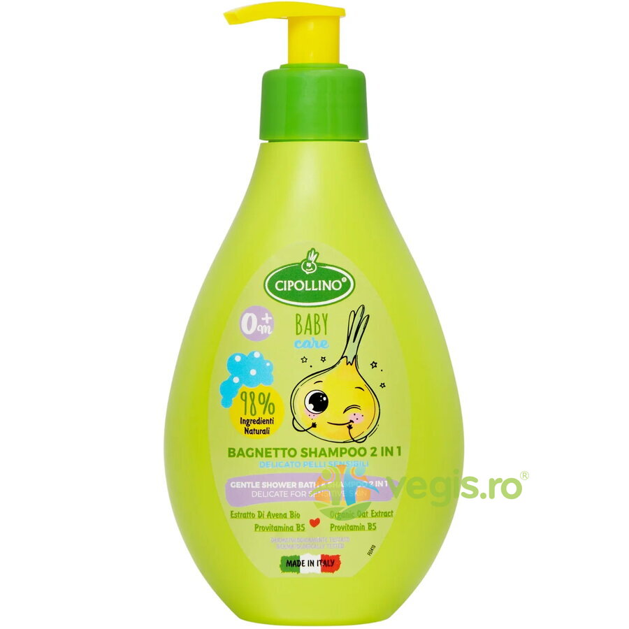 Oferte la Gel de Dus si Sampon Delicat 2 in 1 pentru Pielea Sensibila a Bebelusilor 0+ Luni 250ml