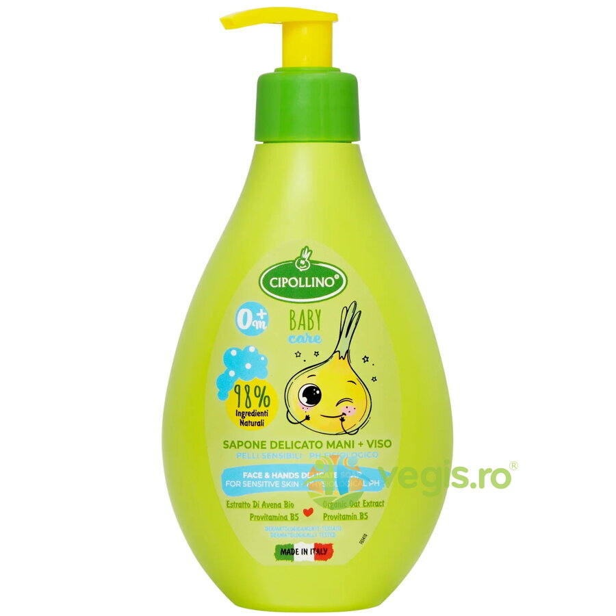 Oferte la Sapun Lichid Delicat pentru Fata si Maini pentru Pielea Sensibila a Bebelusilor 0+ Luni 250ml