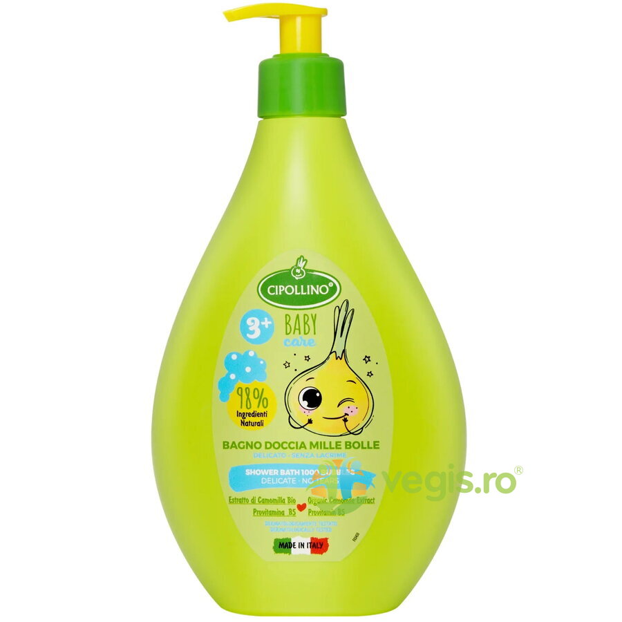 Oferte la Spuma de Baie Delicata fara Lacrimi pentru Copii 3+ Ani 1000 Bubbles 400ml