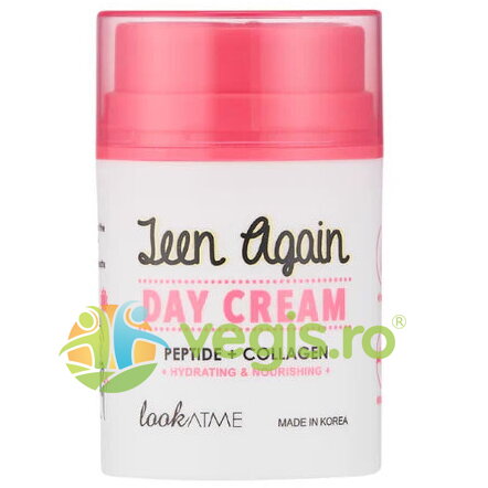 Oferte la Crema de Zi Hidratanta cu Peptide si Colagen Teen Again 50ml
