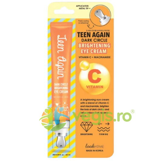 Oferte la Crema pentru Zona Ochilor cu Vitamina C si Niacinamide Teen Again 25ml