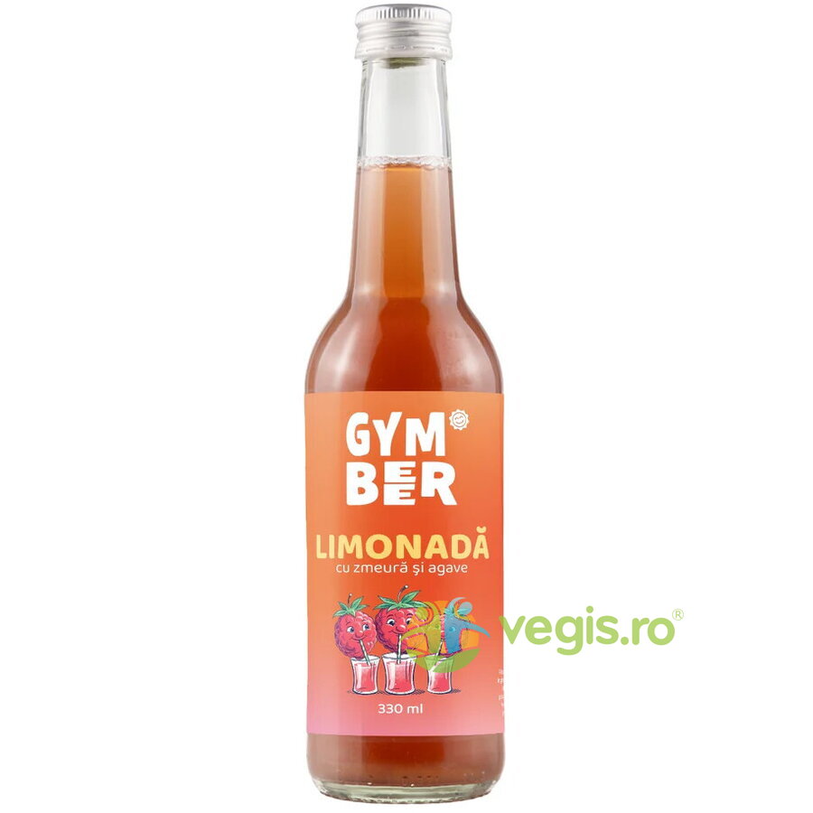 Oferte la Limonada cu Zmeura si Agave fara Zahar Adaugat 330ml
