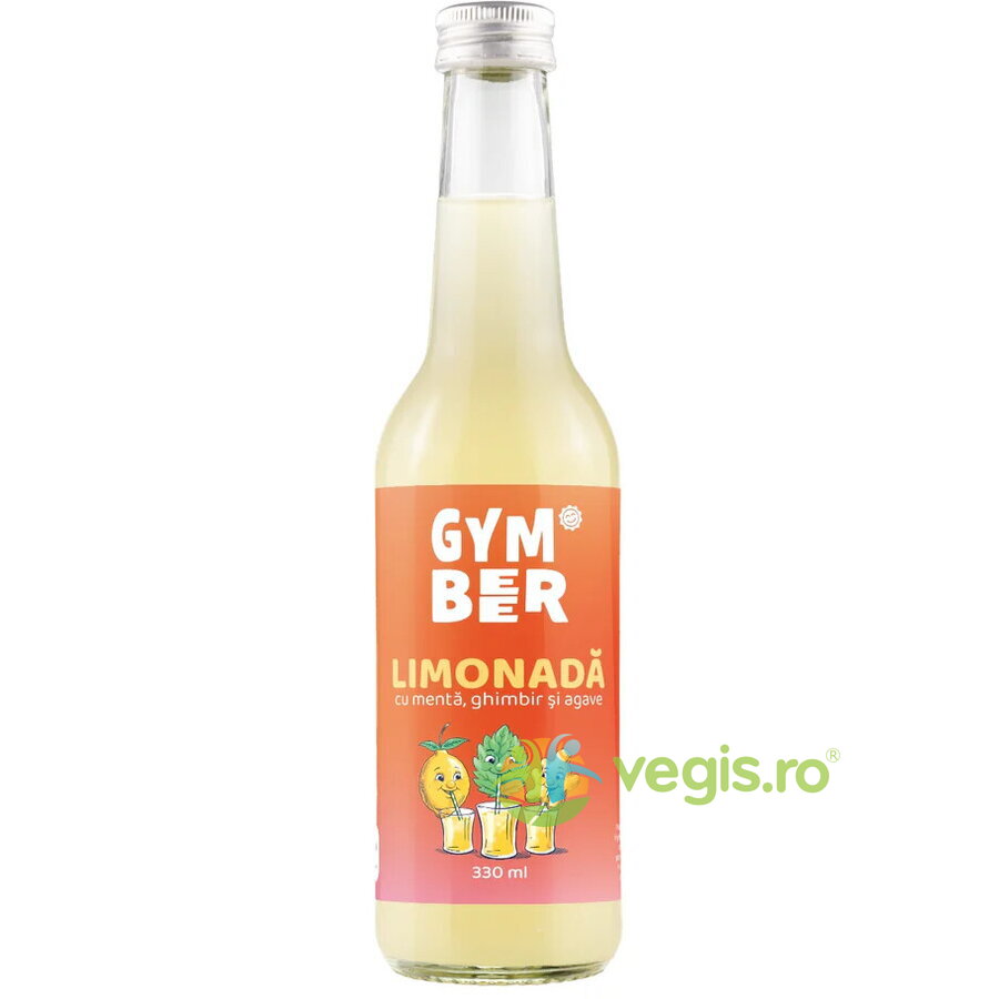 Oferte la Limonada cu Menta, Ghimbir si Agave fara Zahar Adaugat 330ml