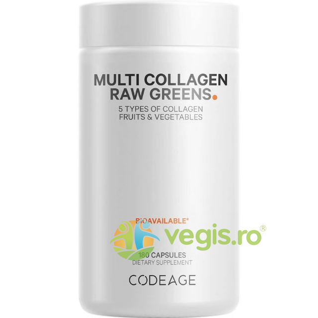 Oferte la Peptide de Colagen Hidrolizat si 21 Superalimente Organice 180cps