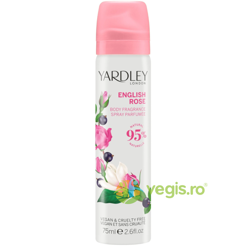 Oferte la Spray de Corp cu Parfum de Trandafir Englezesc English Rose 75ml