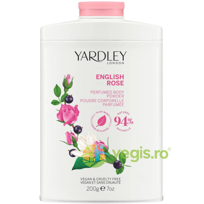Oferte la Pudra de Corp cu Parfum de Trandafir Englezesc English Rose 200g