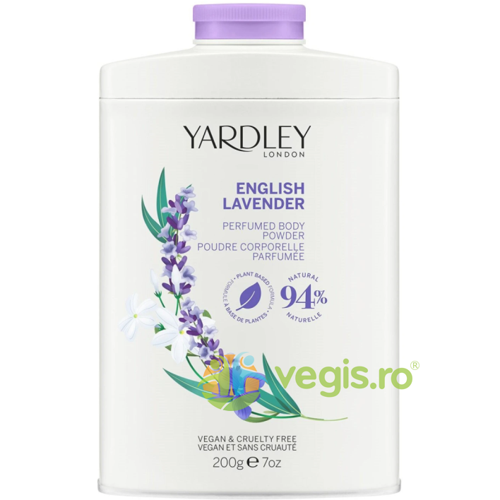 Oferte la Pudra de Corp cu Parfum de Lavanda Englezeasca English Lavender 200g