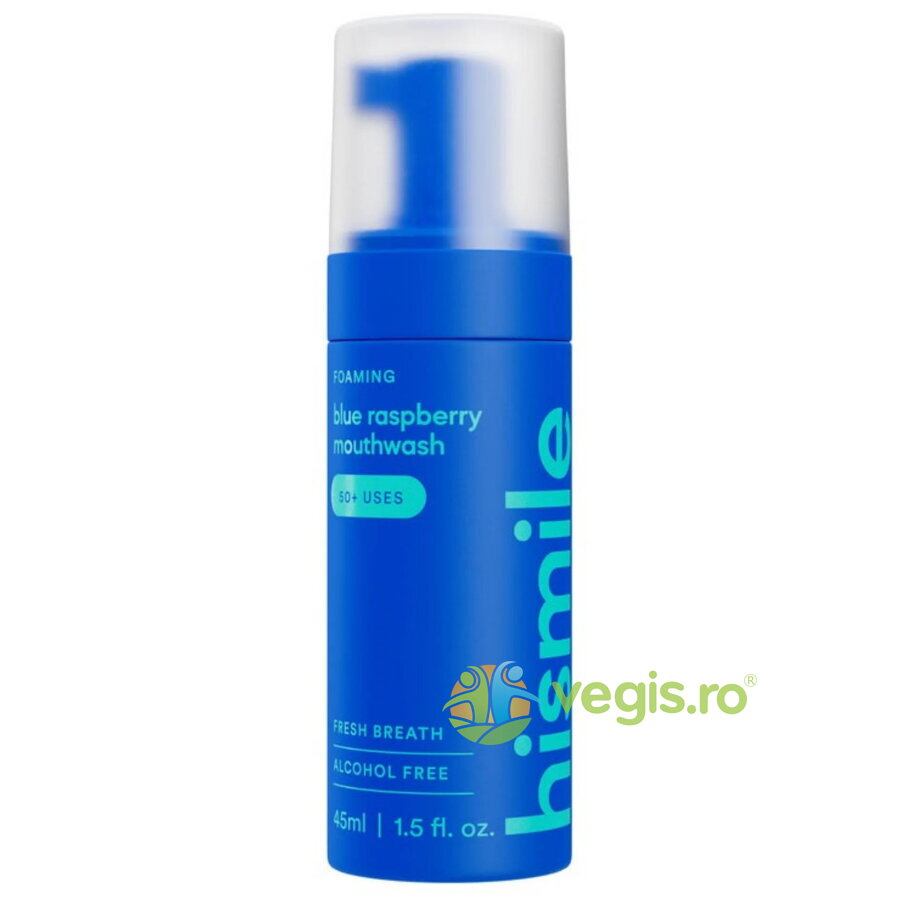 Oferte la Spuma de Gura cu Aroma de Zmeura Albastra pentru Respiratie Proaspata Blue Raspberry 50+ Utilizari fara Alcool 45ml