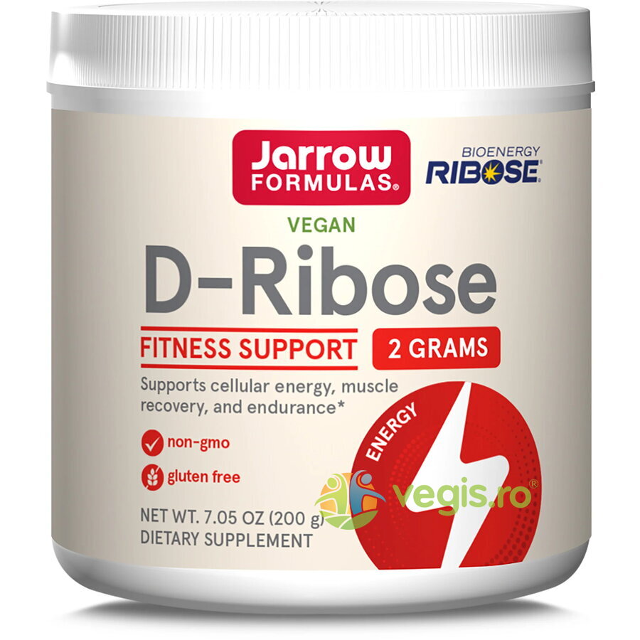Oferte la D-Ribose Pulbere 2000mg 200g Secom,