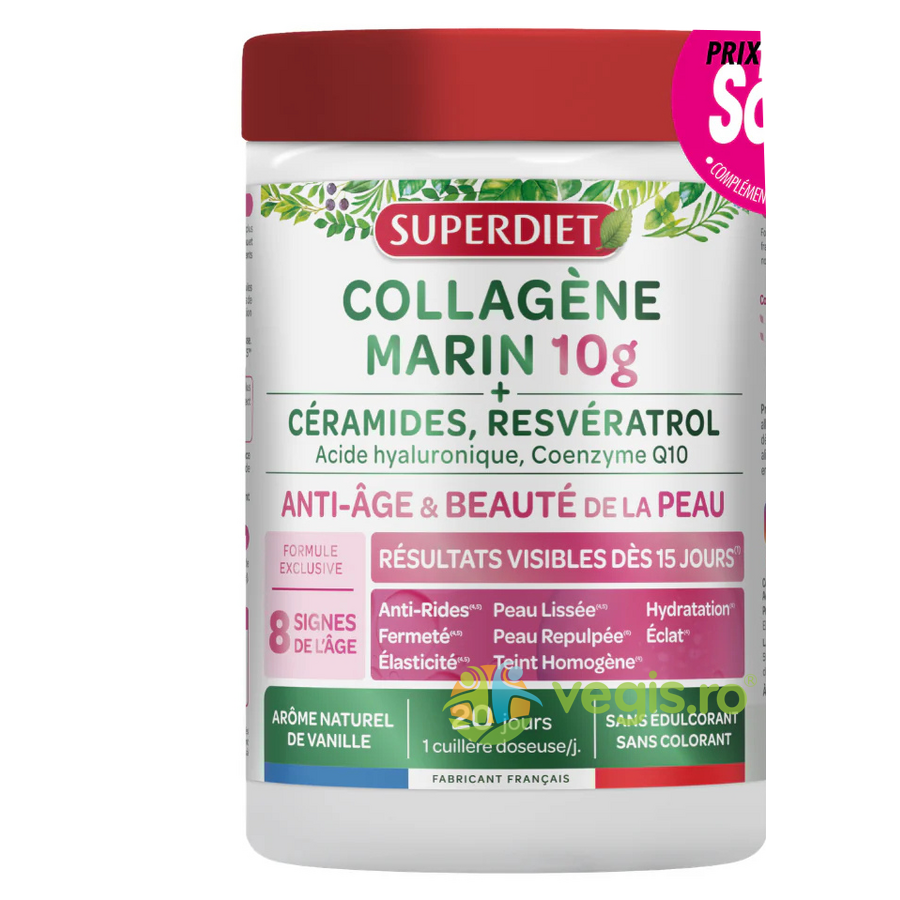 Oferte la Colagen Marin Pudra cu Acid Hialuronic si Coenzima Q10 210g