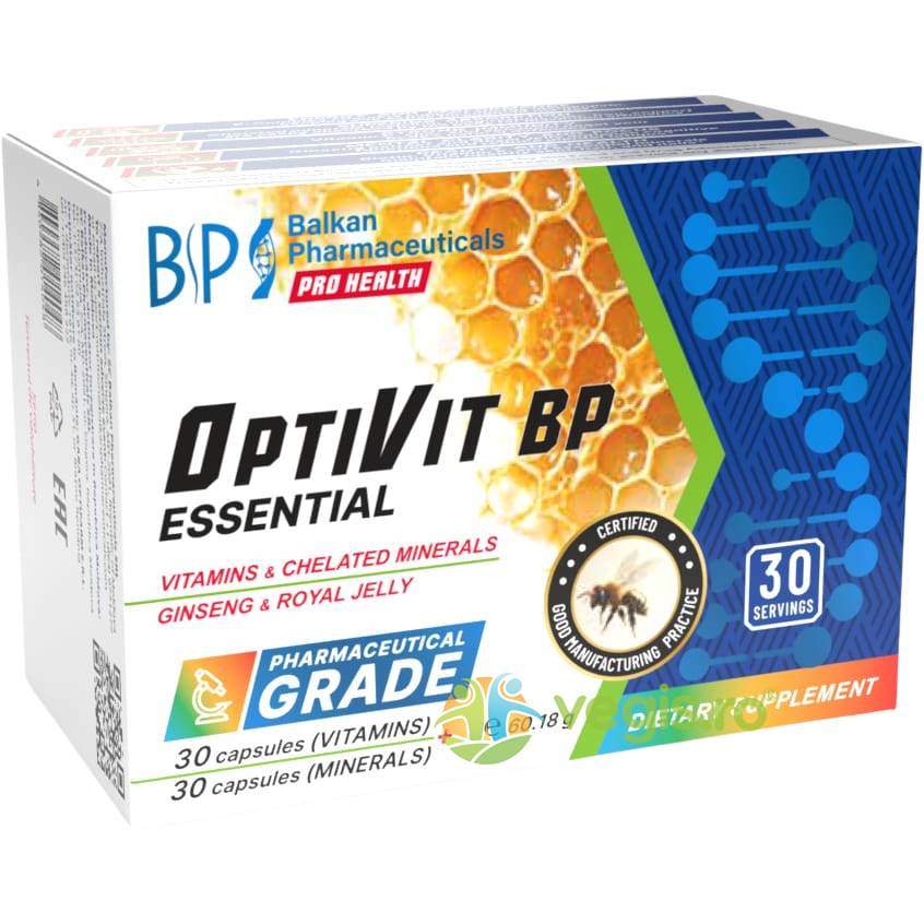 Oferte la Optivit BP Essential Vitamine si Minerale 60cps