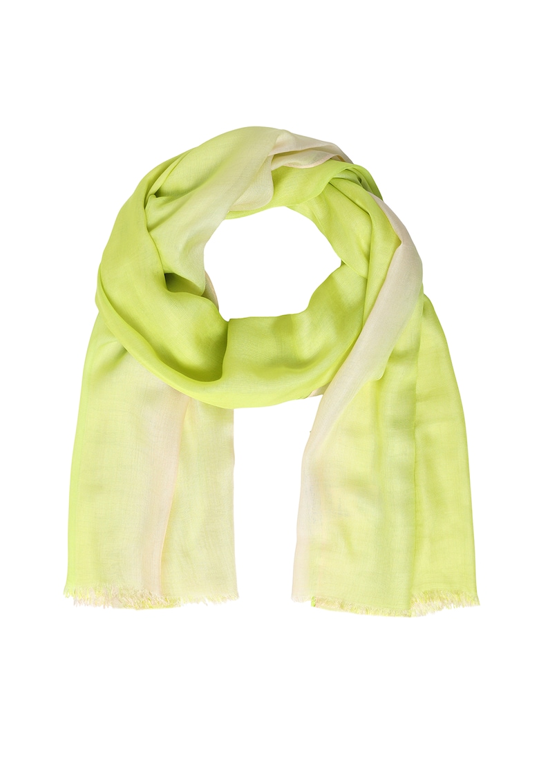 Oferte la Esarfa cu model tie-dye - Piersica/Verde lime
