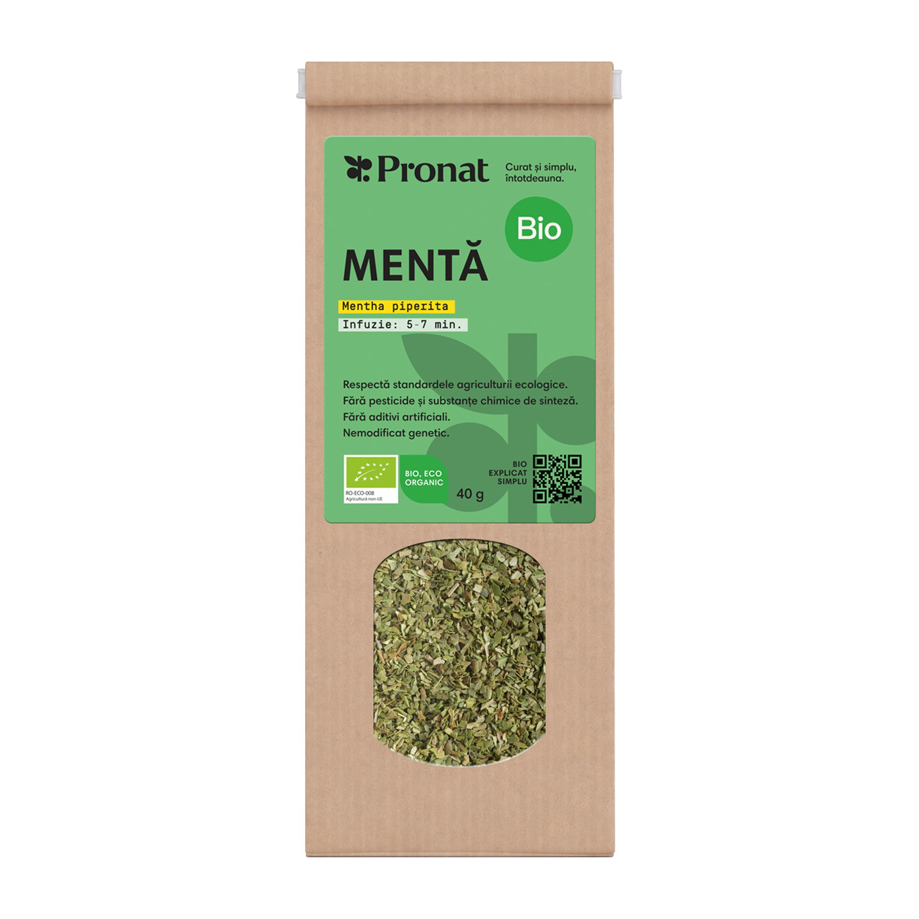 Oferte la Mentă bio 40g Pronat