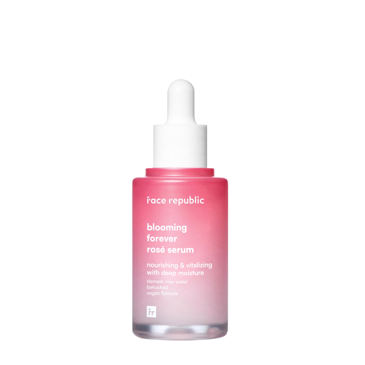 Oferte la Ser anti-rid cu bakuchiol si apa de trandafir de Damasc, Face Republic, Blooming Forever Rosé Serum, 45 ml